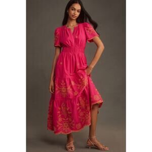 ANTHROPOLOGIE sz M The Somerset: Embroidered Edition
